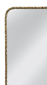 Aria - Wall Mirror - Antique Brass
