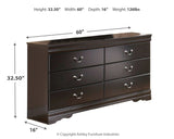 Huey Vineyard - Black - Dresser, Mirror