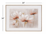 Blush Magnolia II Framed Canvas - Pink