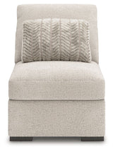 Cuddle Plush - 3 Pc. - 3-Piece Sectional, Chair And Ottoman - Arctic