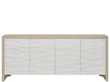 Oasis - Credenza - Beige / Light Brown