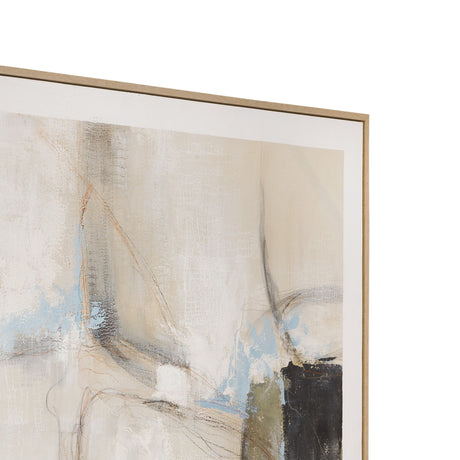 Framed Canvas Shifting Horizons - Natural