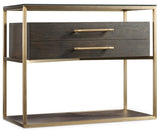 Curata - 1-Drawer Nightstand - Dark Brown