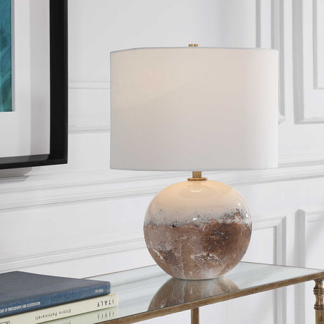 Durango - Terracotta Accent Lamp - Brown, Dark