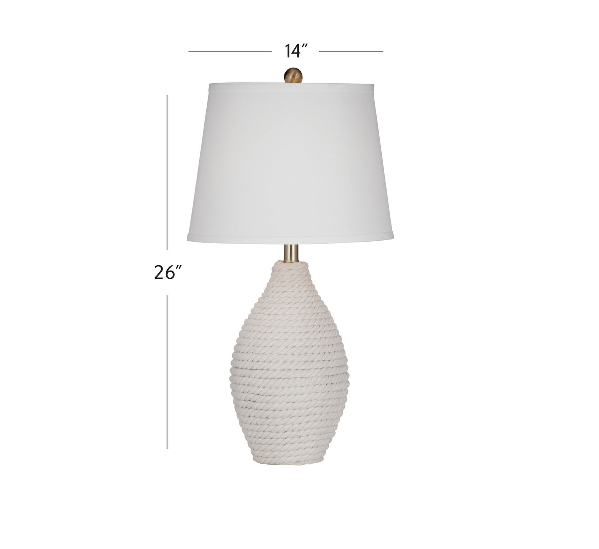 Nile - Table Lamp - Off White