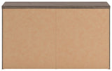 Kendanport - 3 Pc. - Dresser And 2 Nightstands - Brown / White