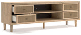 Cielden - Extra Large TV Stand - Two-tone