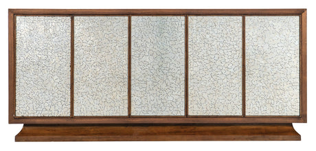 Melange - Lloyds Leopard Entertainment Credenza - Dark Brown