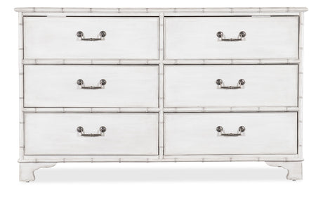 Charleston - Six-Drawer Dresser - White