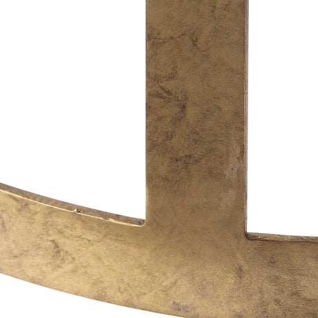 Ivanna - Modern Counter Stool - White & Gold