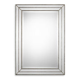 Featuring Grooved Texture Mirror - Metallic Silver
