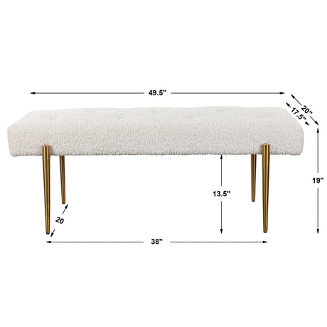 Olivier - Bench - White