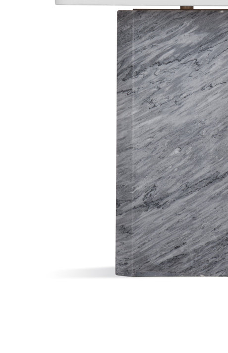 Leed - Table Lamp - Dark Gray / White