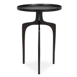 Accent Table - Raw Dark Brown