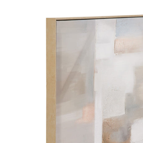 Framed Canvas Drifted Light - Silver