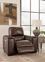 Alessandro - PWR Recliner/Adj Headrest - Walnut