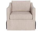 Asher - Skirted Swivel Chair, Special Order - Beige