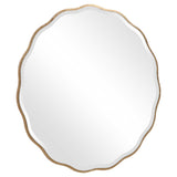 Aneta - Round Mirror - Gold