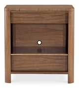 Eleana - Two Drawer Nightstand - Medium Wood