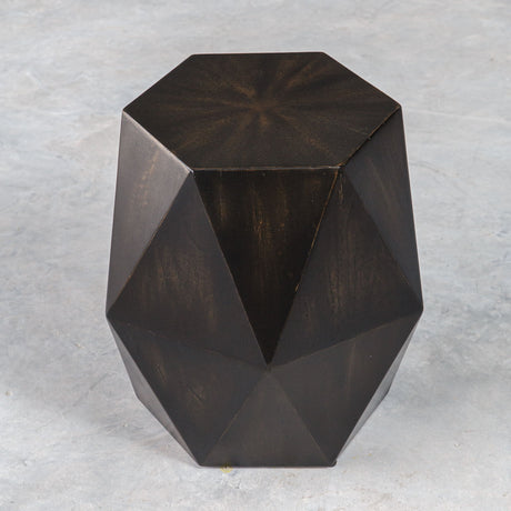 Volker - Black Geometric Accent Table