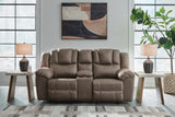 Lowilla - 2 Pc. - Reclining Sofa And Loveseat - Driftwood