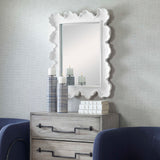 Sea Coral - Coastal Mirror - Pearl Silver
