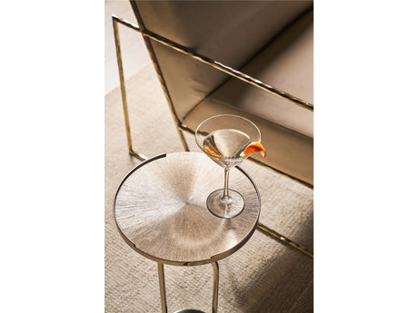 New Modern - Fawn Martini Table - Pearl Silver