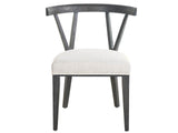 Dwell - Basalt Side Chair (Set of 2) - Dark Gray / White