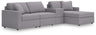 Modmax - L-Shaped Sectional - Granite