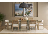 Oasis - Coral Rectangle Dining Table - Pearl Silver
