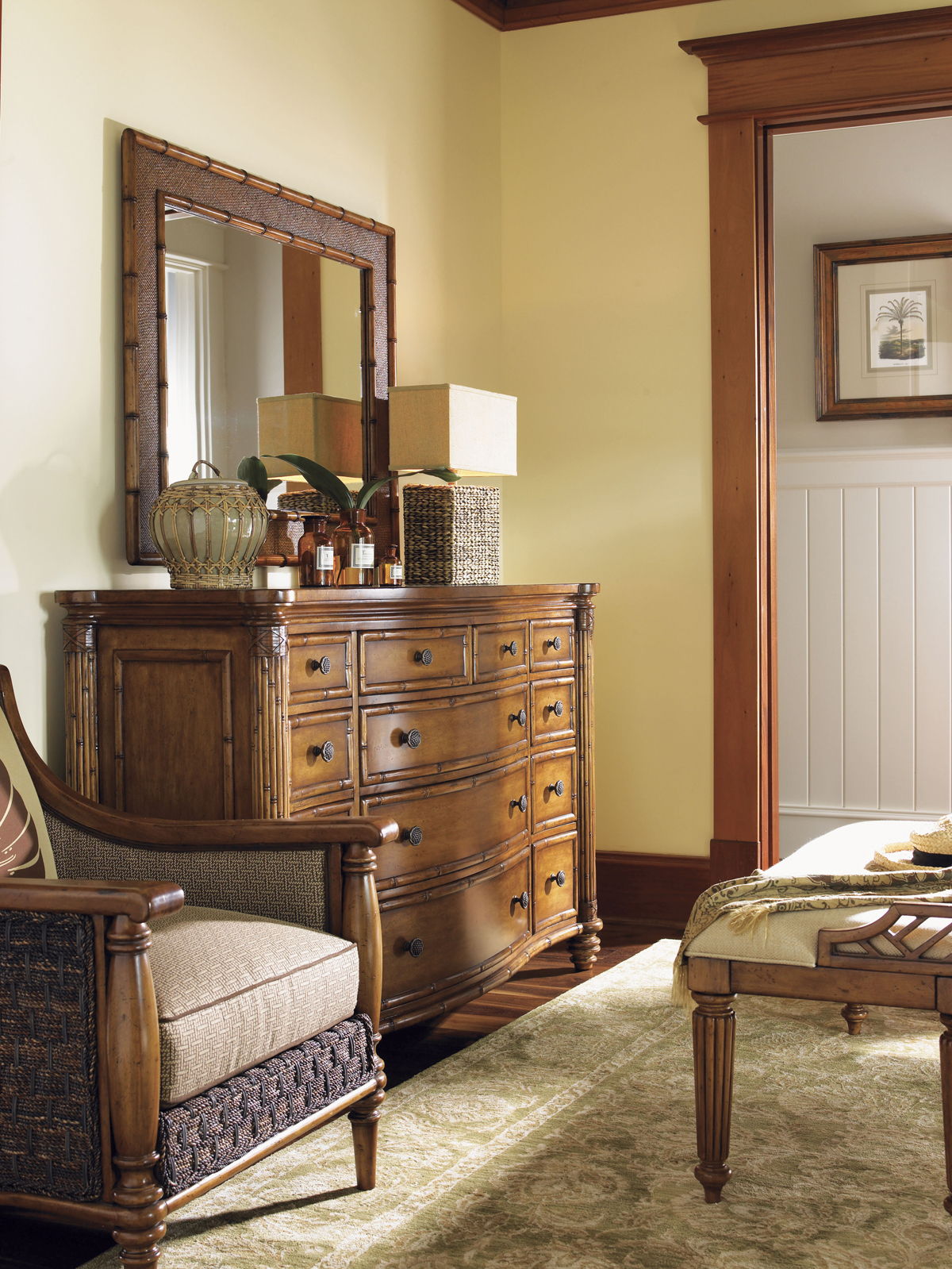 Island Estate - Barbados Triple Dresser - Dark Brown