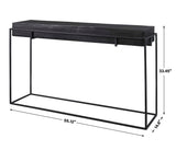 Telone - Modern Console Table - Black