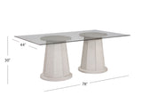 Korey - Dining Table - Beige