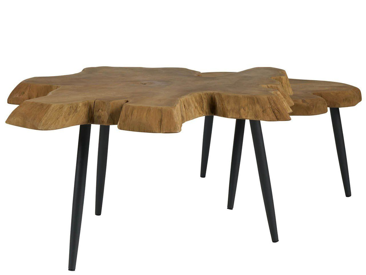 Oasis - Driftwood Nesting Tables - Light Brown