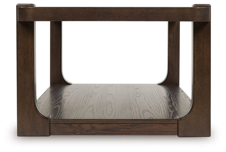 Breckington - Rectangle Cocktail Table - Dark Brown