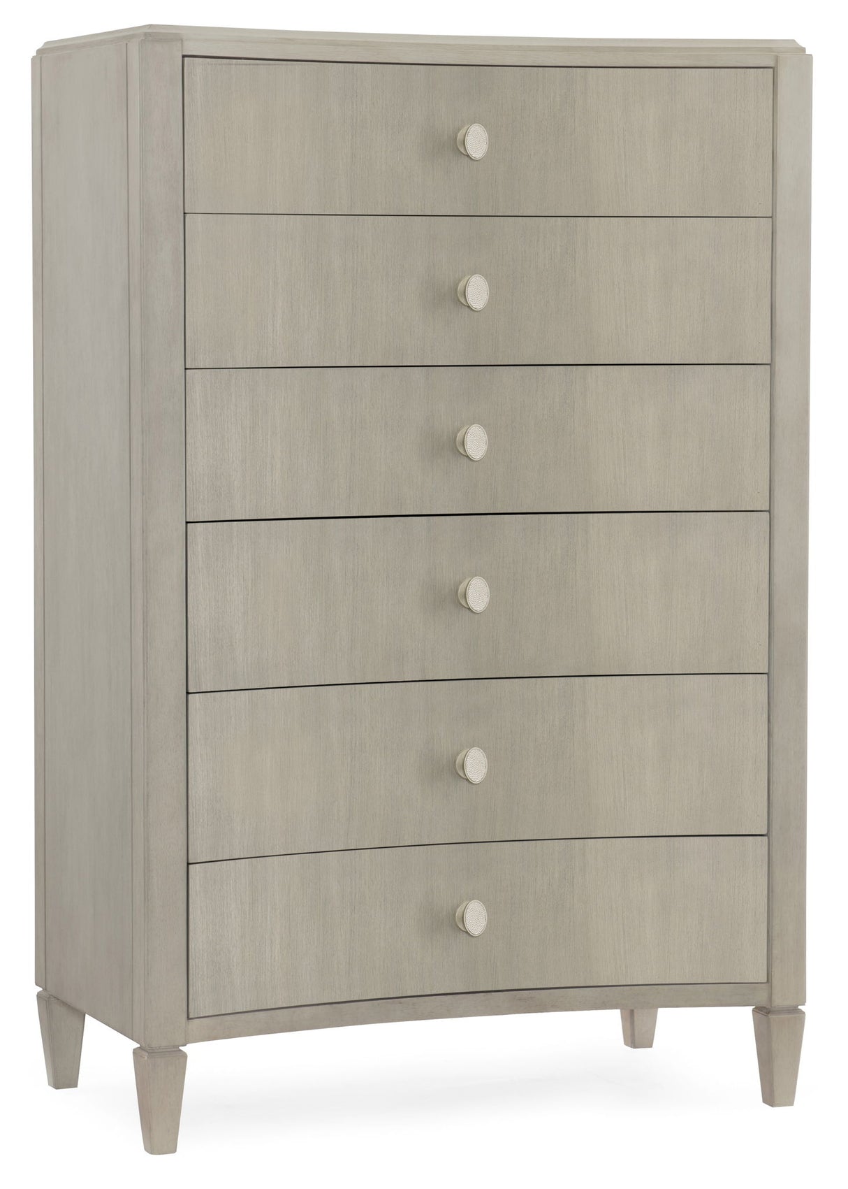 Elixir - 6-Drawer Drawer Chest - Pearl Silver