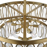 Aurelie - 9 Light Round Pendant - Brass