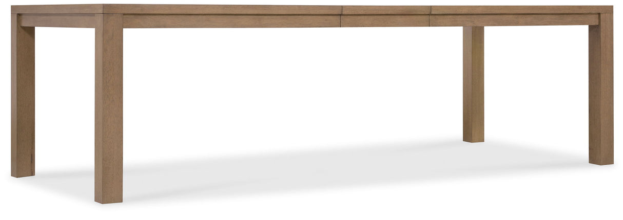 Sonnet - Rectangular Dining Table With One 18" Leaf - Dark Gray