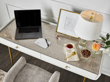 Love. Joy. Bliss.-Miranda Kerr Home - Allure Vanity Desk - White