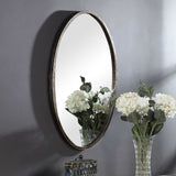 Mirror With Golden Highlights - Dark Bronze