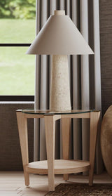 Dunes - End Table - Bleached Oak