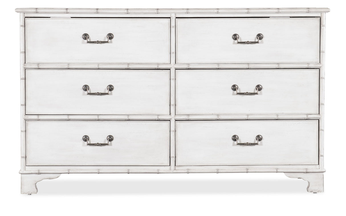 Charleston - Six-Drawer Dresser - White
