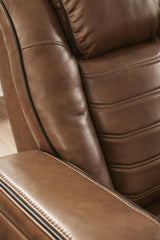 Gruaro - Power Reclining Sofa With Adjustable Headrest - Amber