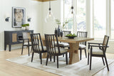 Galliden - Light Brown - Rectangular Dining Room Table