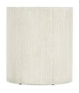Serenity - Swale Round Side Table - White