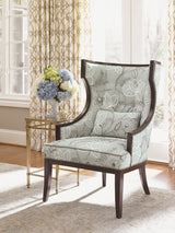 Kensington Place - Dover Chair - Dark Brown / Gray
