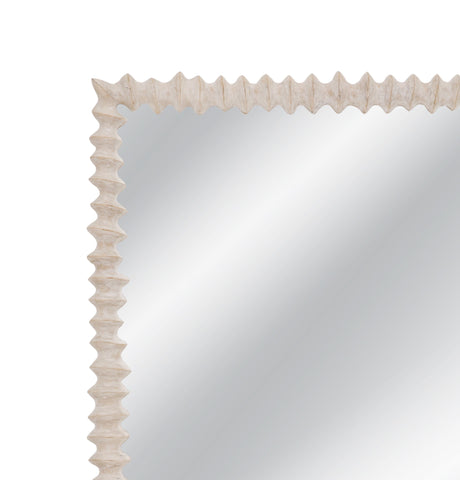 Churchill - Wall Mirror - Distressed White