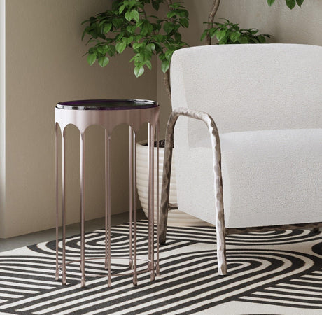 Hartley - Accent Table - Nickel