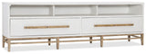 Urban Elevation - Low Entertainment Console - White