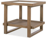 Sonnet - Rectangular End Table - Gray